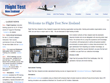 Tablet Screenshot of flighttestnz.co.nz